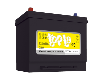 Акумулятор Topla 65 Ah/12V EFB Japan (1)